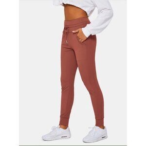 Halara Cloudful Air Fabric High Waisted Joggers Sz XS Petite Red Drawstring Acti